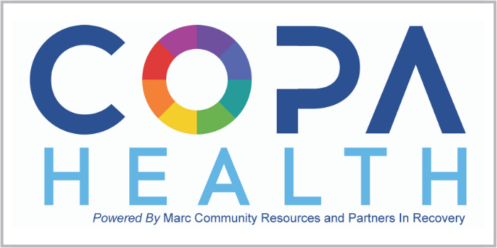 Copa Health Powered by Marc Community Resources and Partners in Recovery Logo